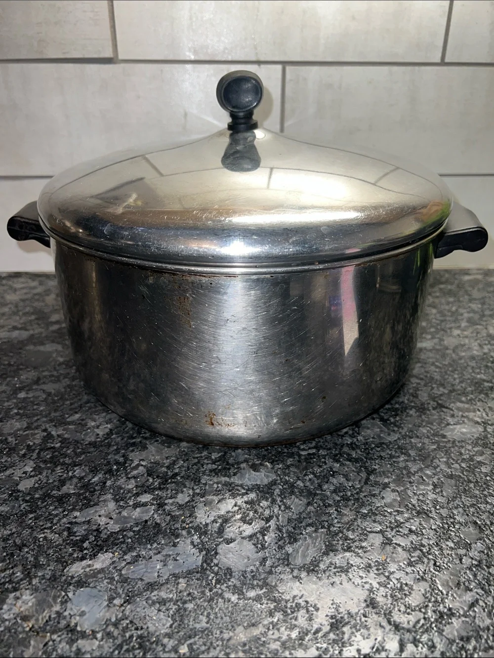 6 qt Farberware Stainless Steel Stock Pot with Lid - Exc condition